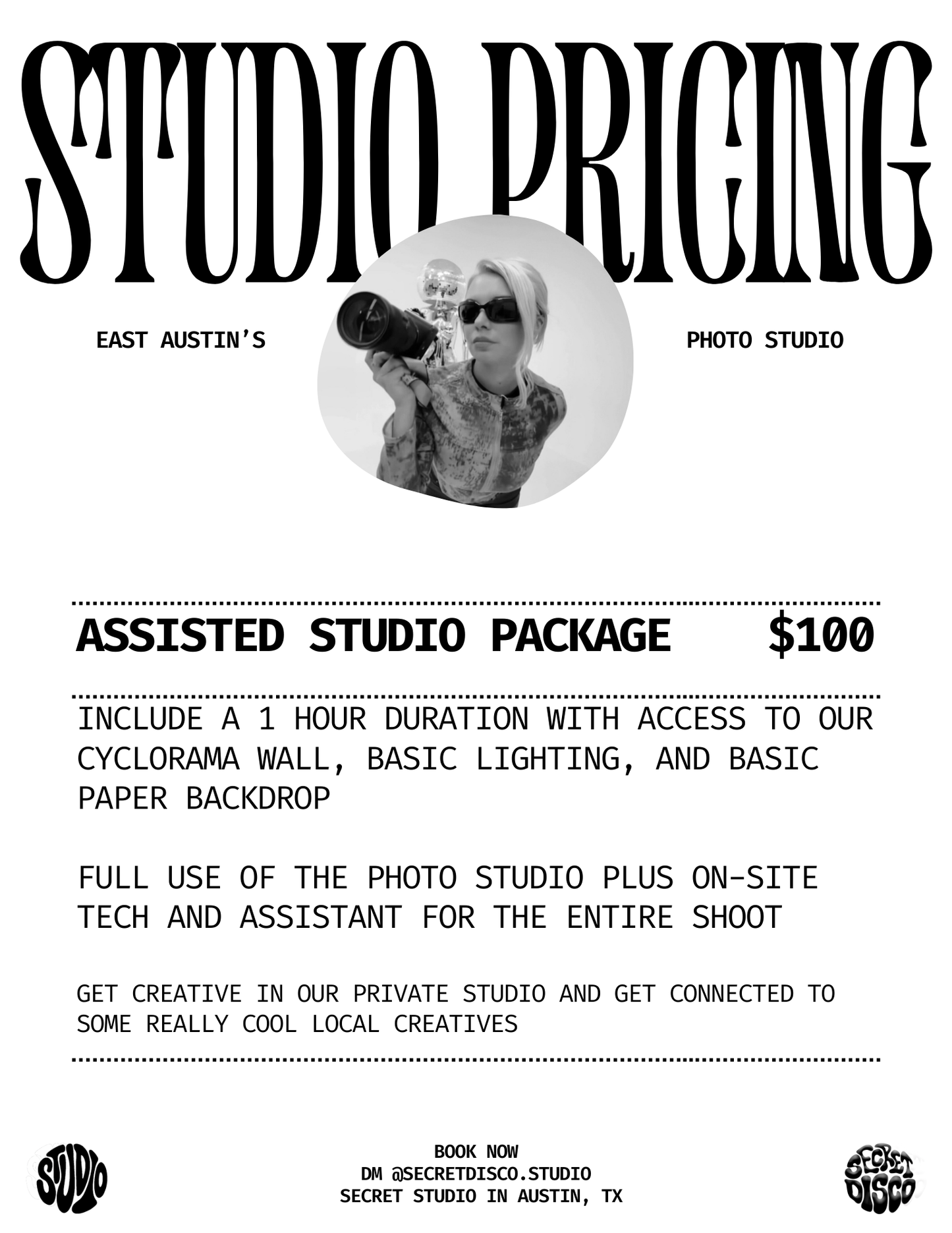 PHOTO: ASSISTED STUDIO PACKAGE