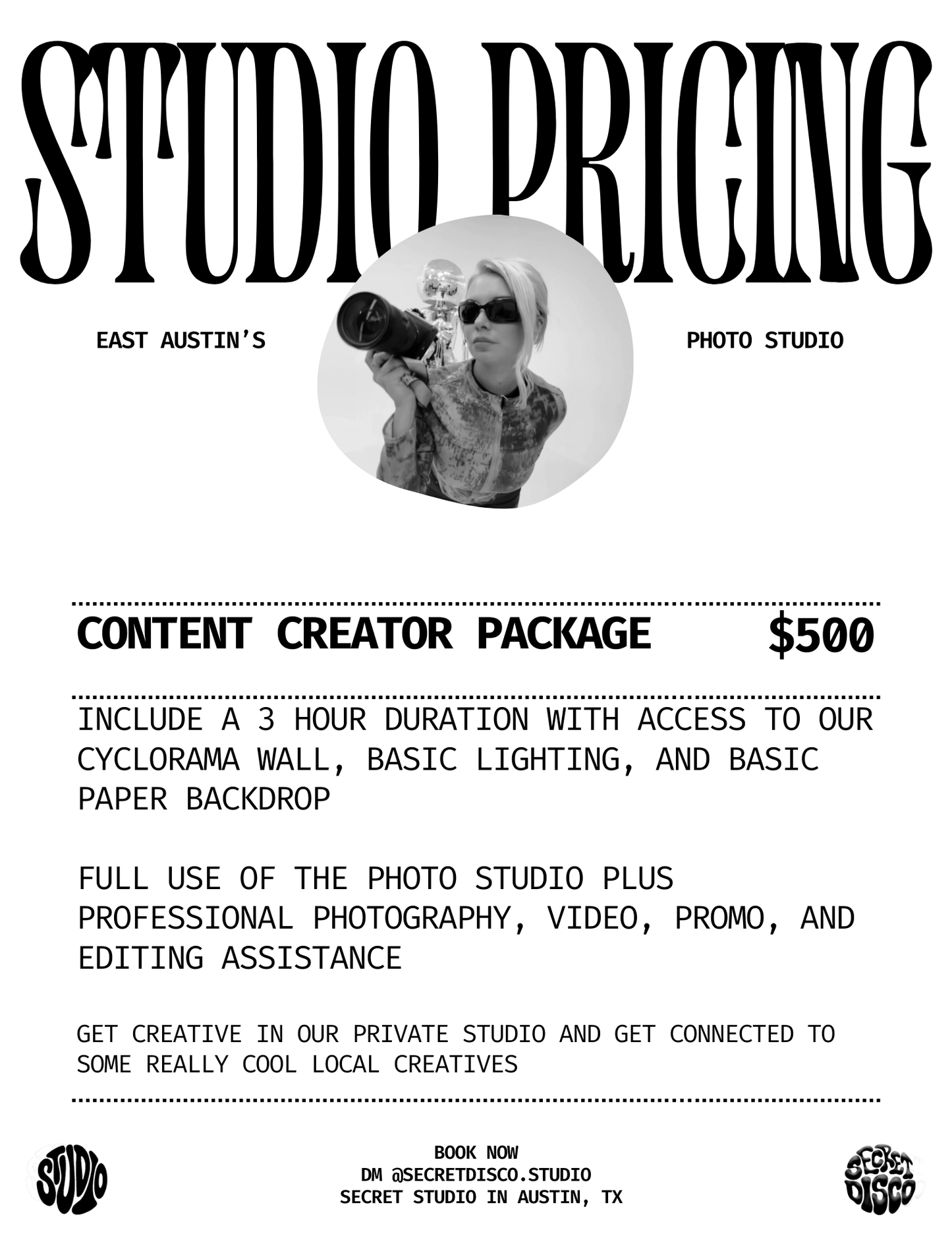 PHOTO: CONTENT CREATOR PACKAGE